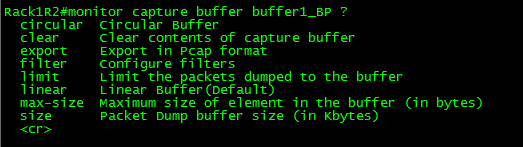 Buffer Point Options